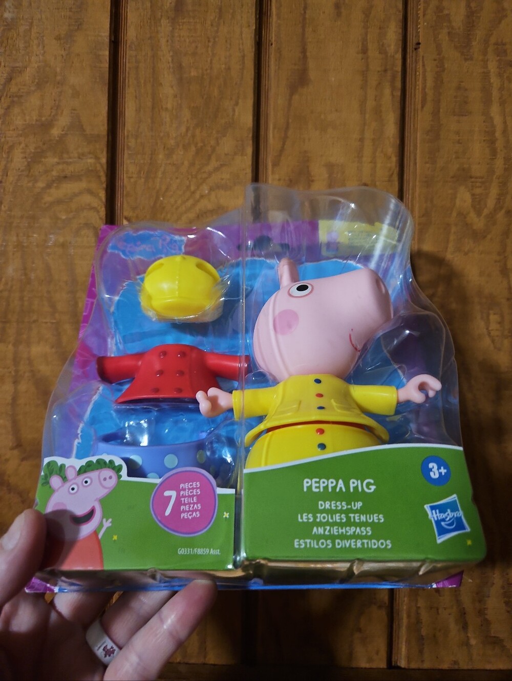 Peppa Pig Toys Peppa Pig Dress-Up 6” Figure NEW Sealed Rainy Day Dress Up Toy